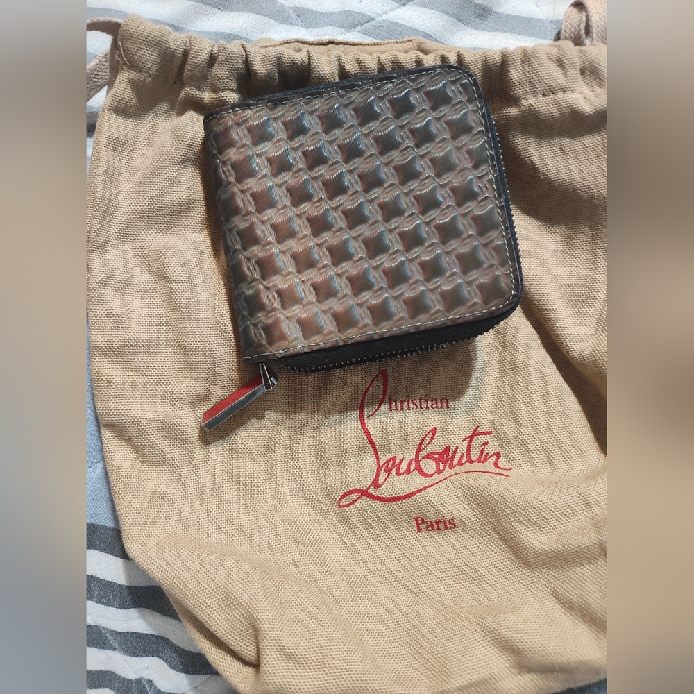 Christian Louboutin Zip Wallet Iridescent